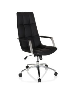 SARANTO PRO | Leder - Thuiskantoor bureaustoel 