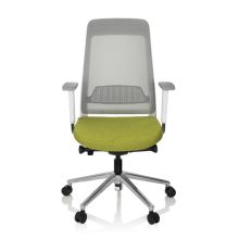 CHIARO T2 WHITE - Professionele bureaustoel Groen / Grijs