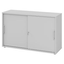 BETA 1752S | Schuifdeurkast | 2 OH - Grijs Rail handvat (kunststof)