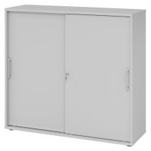 BETA 1753S | Schuifdeurkast | 3 OH - Grijs Rail handvat (kunststof)