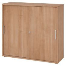 BETA 1753S | Schuifdeurkast | 3 OH - Walnoot Rail handvat (kunststof)