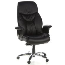 PRADO | Leder - Luxe directiestoel Zwart