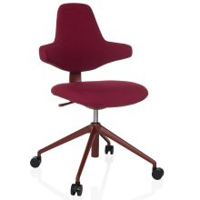 PALIANO - Professionele bureaustoel Rood