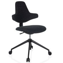 PALIANO - Professionele bureaustoel Zwart