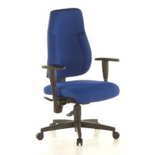 LADY SITNESS C AL.K2 - Professionele bureaustoel Blauw Stof
