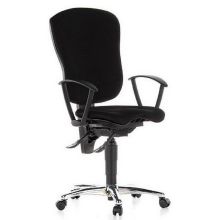 X-ERCISE - Professionele bureaustoel Zwart Stof