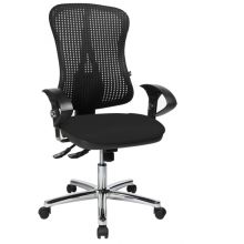 HJH SOLUTION DELUXE AL.U2 - Professionele bureaustoel Zwart