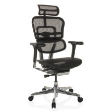 ERGOHUMAN GEN2 | net - Luxe directiestoel Zwart