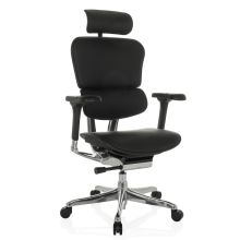 ERGOHUMAN GEN2 | Leder - Luxe directiestoel Zwart