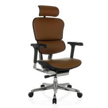 ERGOHUMAN GEN2 | Leder - Luxe directiestoel Donkerbruin