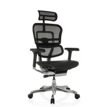 ERGOHUMAN GEN2 | Mesh / leder - Luxe directiestoel Zwart