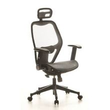 AIR-PORT | Achterkant mesh | Zitting mesh - Professionele bureaustoel Zilvergrijs