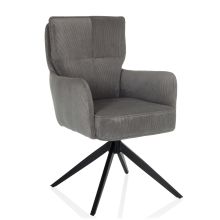 TARUGO - Gestoffeerde stoel Grijs