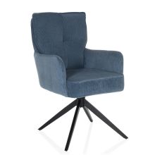 TARUGO - Gestoffeerde stoel Blauw