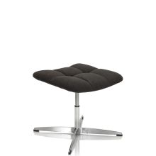 SARANTO Krukje | stof - Gestoffeerde kruk Zwart