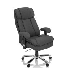 BUILDER XXL I | Stof - XXL bureaustoel Donkergrijs