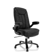 INSTRUCTOR III | Leder - XXL bureaustoel Zwart