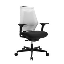 Sitness X Back - Professionele bureaustoel Wit/Zwart