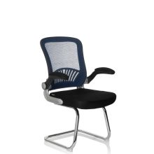 FLYER PRO V - Vergaderstoel Zwart / Blauw