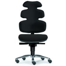 ZERO 54 - High end bureaustoel Zwart Medium Zonder Stof Gernot Steifensand Stof