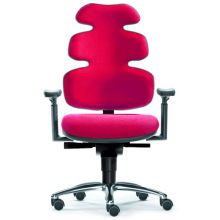 ZERO 54 - High end bureaustoel Medium met Stof Rood Gernot Steifensand Stof