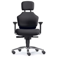 ZERO 51 - High end bureaustoel Zwart Stof