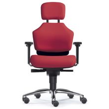 ZERO 51 - High end bureaustoel Rood Stof