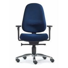 ZERO 12 - Professionele bureaustoel Blauw Stof