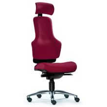 ZERO O1 - High end bureaustoel Bordeaux Stof