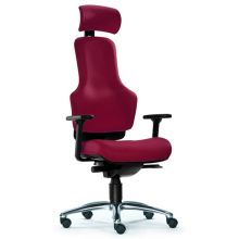 ZERO O1 - High end bureaustoel Bordeaux Stof