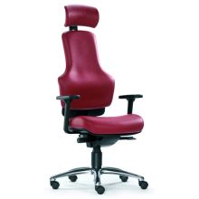 ZERO O1 - High end bureaustoel Rood Leder