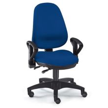 ZERO 30 - Professionele bureaustoel Blauw Stof