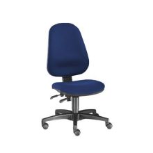 ZERO 35 - Professionele bureaustoel Blauw Stof