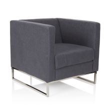 BARBADOS | 1-Zits - Gestoffeerde fauteuil Donkergrijs