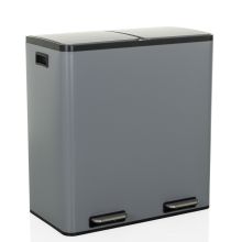 Clean 13 | 2 x 30L - Prullenbak Grijs