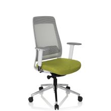 CHIARO T2 WHITE - Professionele bureaustoel Groen / Grijs