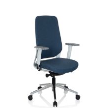 CHIARO T4 WHITE - Professionele bureaustoel Blauw