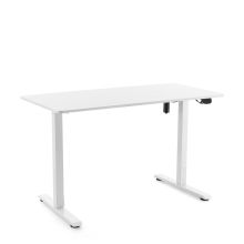 Worktime | 120x60 - Elektrisch in hoogte verstelbaar bureau Wit