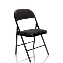 TUDELA kunstleder - Klapstoel Zwart