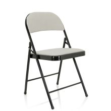 TUDELA I | Fluwelen stof - Klapstoel Wit