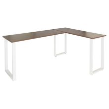 WORKSPACE BASIC I | 165x120 - Hoekbureau Walnoot / Wit