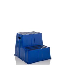 TIO-E2 | vouwladder - 2 tredes - Opstapkrukje Blauw