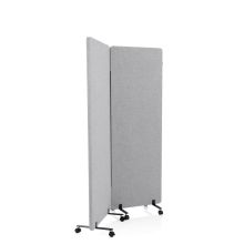 FLEXMIUT | Akoestische scheidingswand | Set van 2 - Scheidingswand Lichtgrijs
