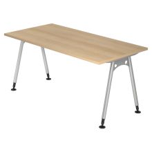 ATOS 16 S | Bureau - 160 x 80 Eiken Tafelhoogte I In hoogte verstelbaar