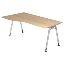 ATOS 18 S | Bureau - 180 x 100 Eiken Tafelhoogte I In hoogte verstelbaar