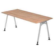 ATOS 19 S | Bureau - 180 x 80 Walnoot Tafelhoogte I In hoogte verstelbaar