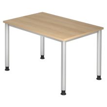 HILO 12 S | Bureau - 120x80 Eiken Tafelhoogte I In hoogte verstelbaar