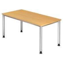 HILO 16 S | Bureau - Beuken 160 x 80 Tafelhoogte I In hoogte verstelbaar