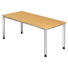HILO 19 S | Bureau - Beuken 180 x 80 Tafelhoogte I In hoogte verstelbaar