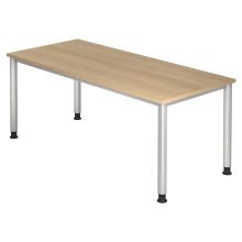 HILO 19 S | Bureau - 180 x 80 Eiken Tafelhoogte I In hoogte verstelbaar